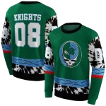 personalized tulane green wave grateful vibes green hoodie best selling