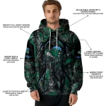 personalized tulane green wave hunting theme green black hoodie best selling