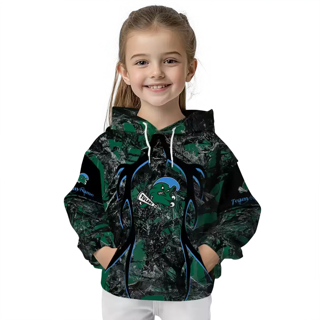 personalized tulane green wave hunting theme green black hoodie top rated personalized tulane green wave hunting theme green black hoodie top rated