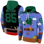 personalized tulane green wave mario blue black hoodie best selling