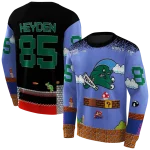 personalized tulane green wave mario blue black hoodie best selling