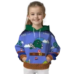 personalized tulane green wave mario blue black hoodie best selling
