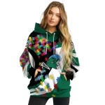 personalized tulane green wave puzzle pieces green hoodie best selling