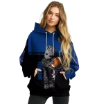 personalized tulsa golden hurricane baby groot blue black hoodie best selling