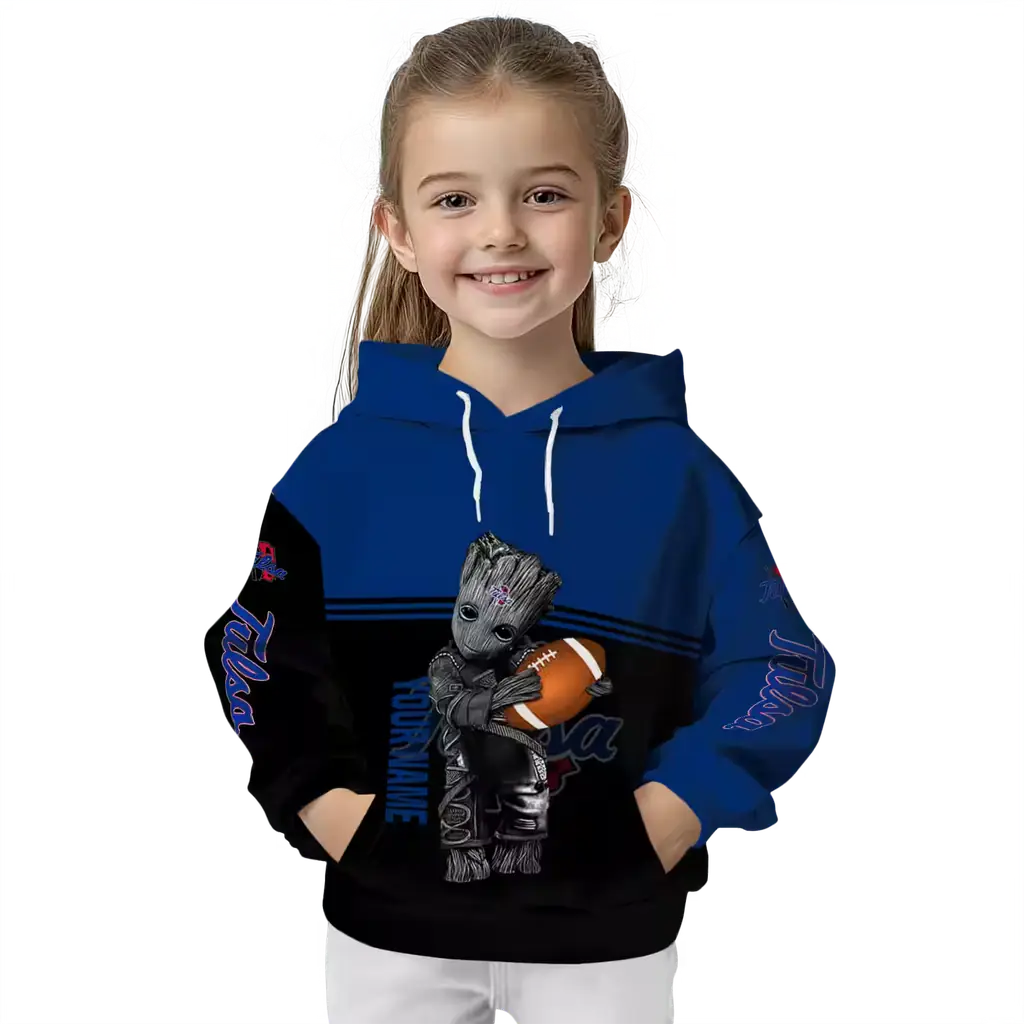 personalized tulsa golden hurricane baby groot blue black hoodie top rated personalized tulsa golden hurricane baby groot blue black hoodie top rated
