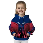 personalized tulsa golden hurricane flame design blue hoodie best selling