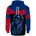 personalized tulsa golden hurricane grim reaper blue black hoodie best selling