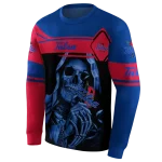 personalized tulsa golden hurricane grim reaper blue black hoodie best selling