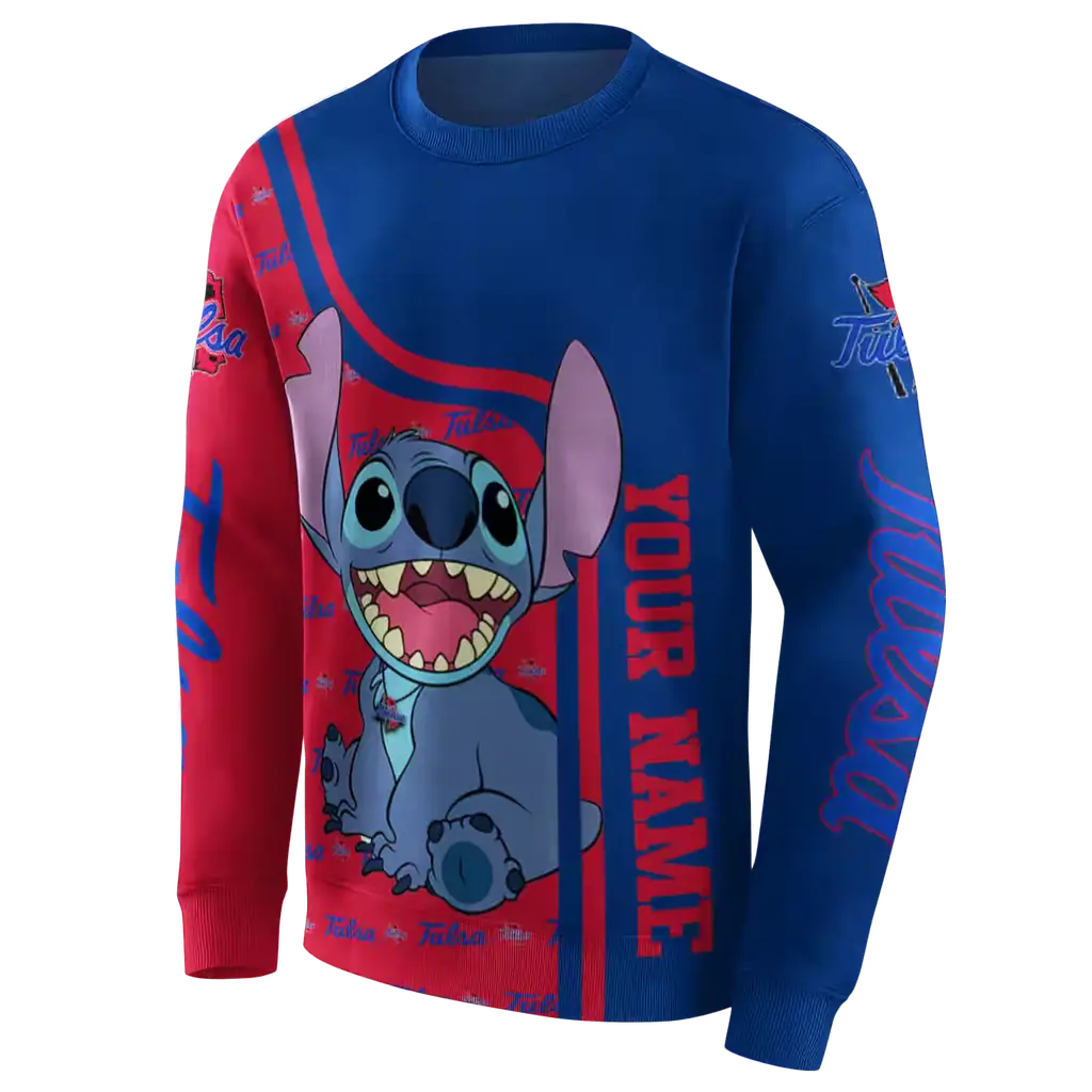 personalized tulsa golden hurricane stitch blue hoodie new arrival personalized tulsa golden hurricane stitch blue hoodie new arrival