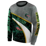 personalized uab blazers hexagonal mesh green black gray hoodie best selling