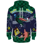 personalized uab blazers spongebob patrick star green navy hoodie best selling