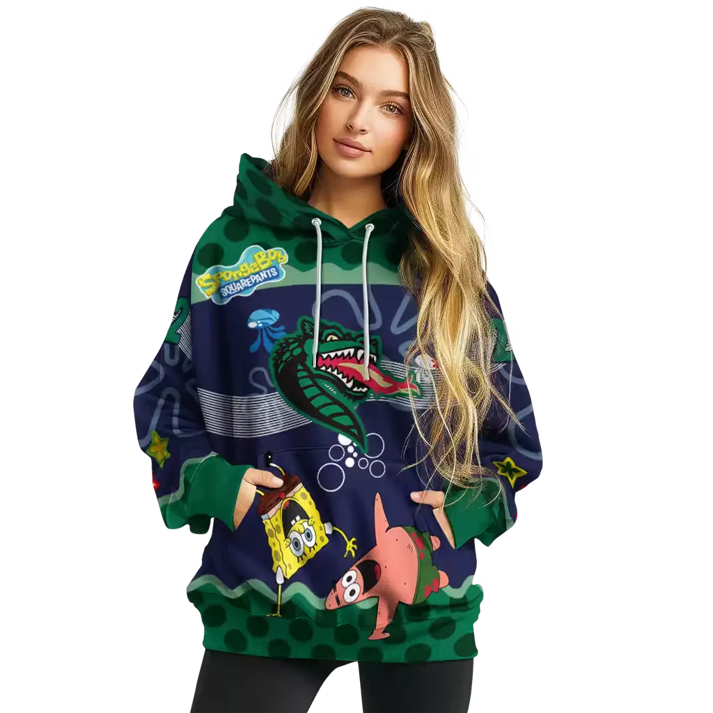 personalized uab blazers spongebob patrick star green navy hoodie high quality personalized uab blazers spongebob patrick star green navy hoodie high quality