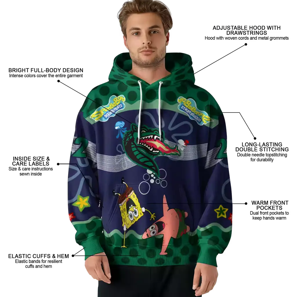 personalized uab blazers spongebob patrick star green navy hoodie latest model personalized uab blazers spongebob patrick star green navy hoodie latest model
