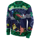 personalized uab blazers spongebob patrick star green navy hoodie best selling