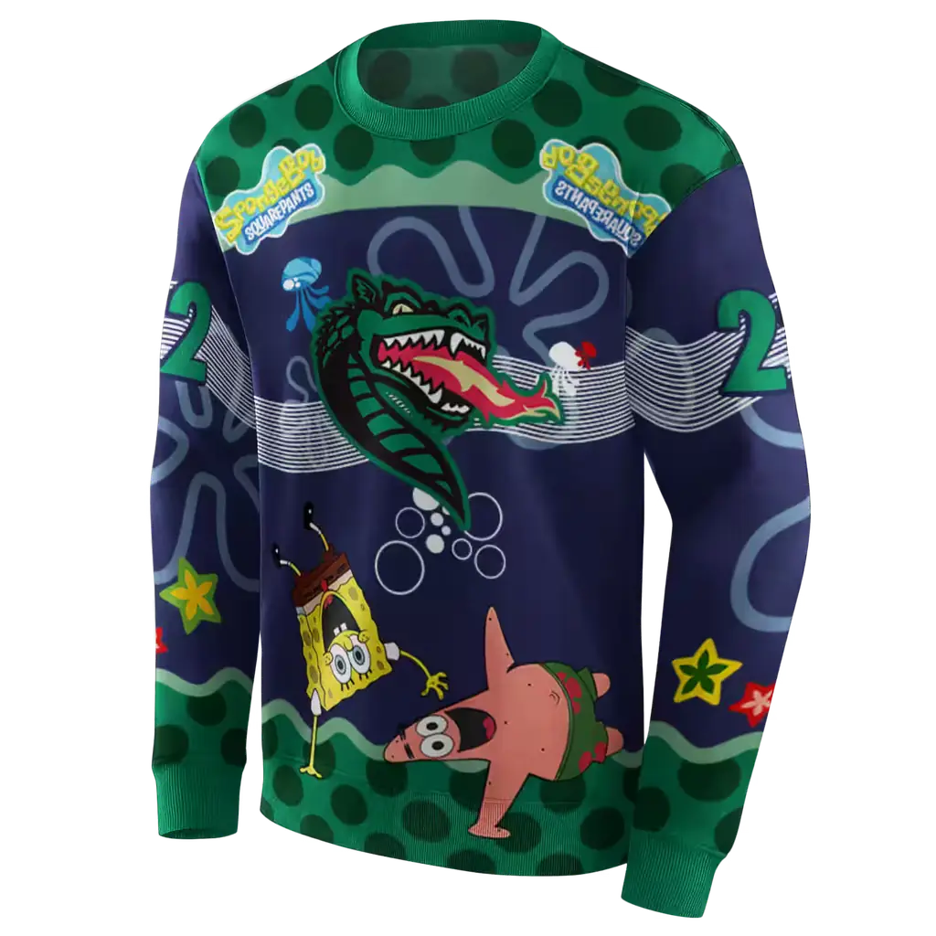 personalized uab blazers spongebob patrick star green navy hoodie new arrival personalized uab blazers spongebob patrick star green navy hoodie new arrival