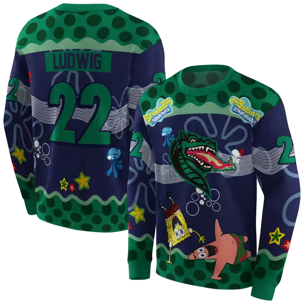 personalized uab blazers spongebob patrick star green navy hoodie premium grade personalized uab blazers spongebob patrick star green navy hoodie premium grade