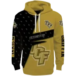 personalized ucf knights abstract shape gold hoodie best selling