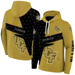 personalized ucf knights abstract shape gold hoodie best selling