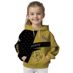 personalized ucf knights abstract shape gold hoodie best selling
