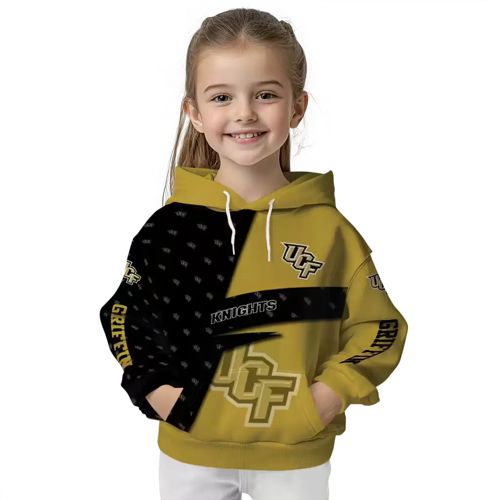 personalized ucf knights abstract shape gold hoodie top rated personalized ucf knights abstract shape gold hoodie top rated