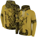 personalized ucf knights deer silhouette gold hoodie best selling