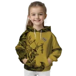 personalized ucf knights deer silhouette gold hoodie best selling