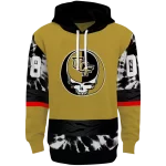 personalized ucf knights grateful vibes gold hoodie best selling