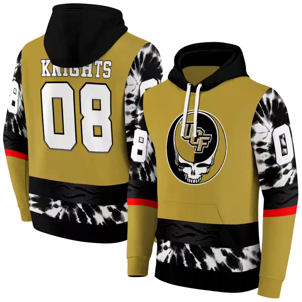 personalized ucf knights grateful vibes gold hoodie fashion forward personalized ucf knights grateful vibes gold hoodie fashion forward