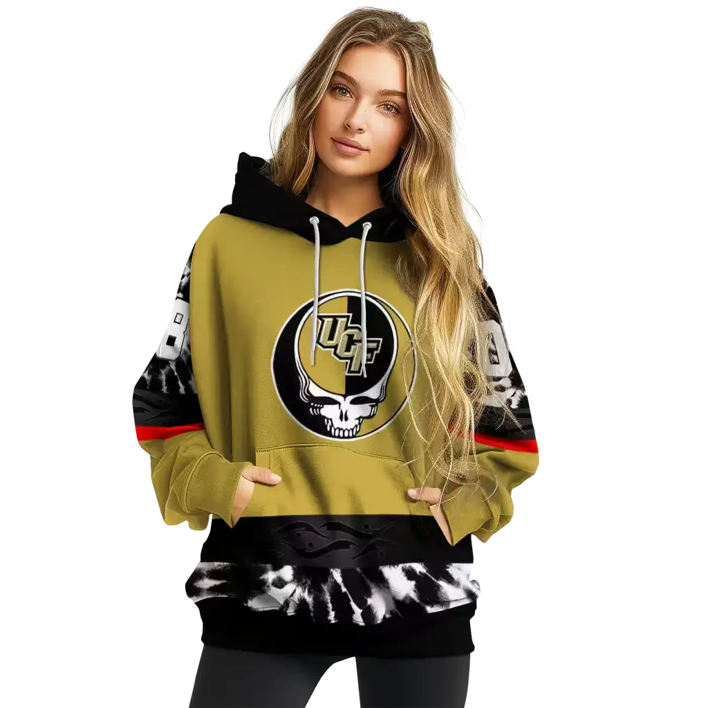 personalized ucf knights grateful vibes gold hoodie high quality personalized ucf knights grateful vibes gold hoodie high quality
