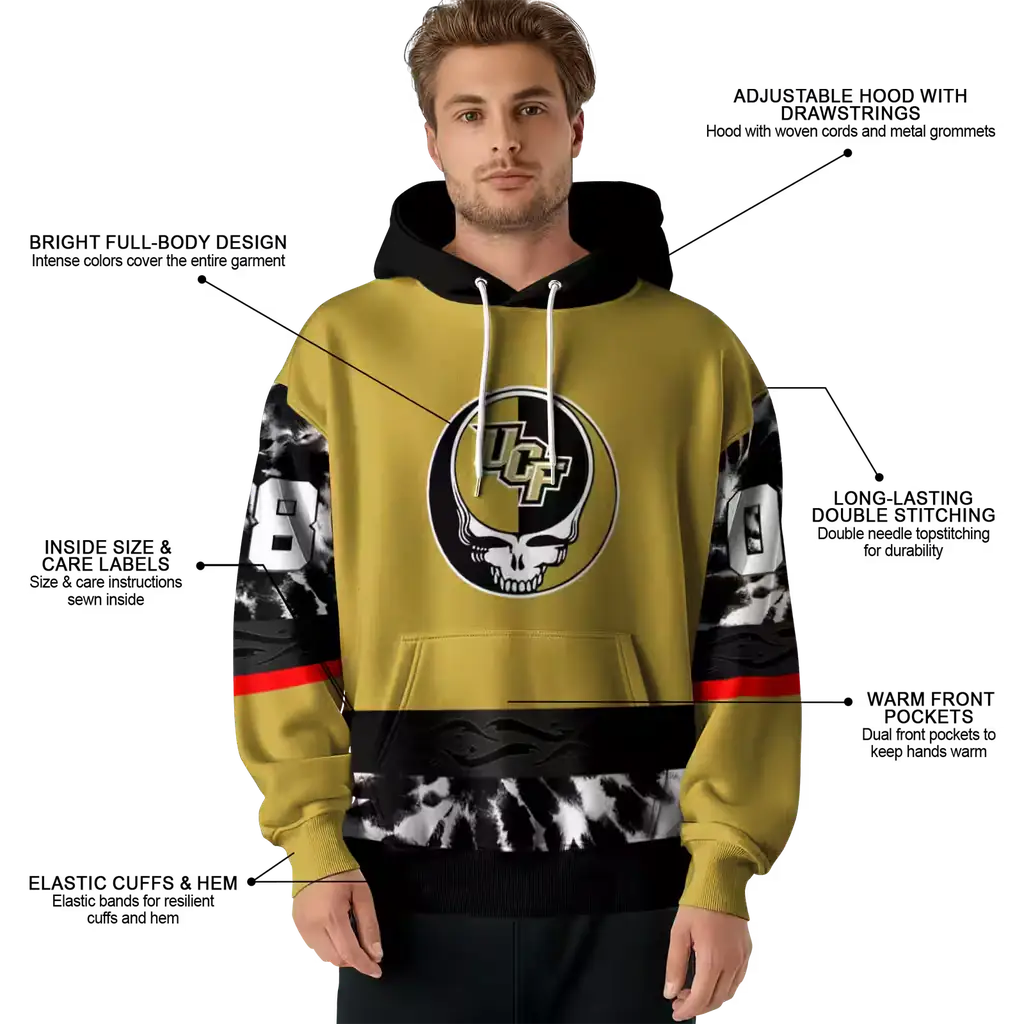 personalized ucf knights grateful vibes gold hoodie latest model personalized ucf knights grateful vibes gold hoodie latest model