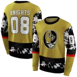 personalized ucf knights grateful vibes gold hoodie best selling