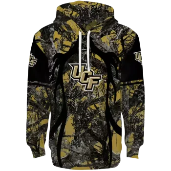 personalized ucf knights hunting theme gold black hoodie best selling