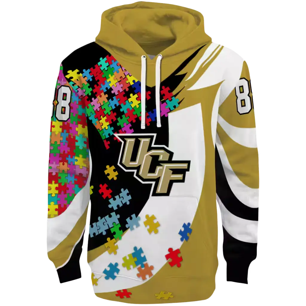 personalized ucf knights puzzle pieces gold hoodie best selling personalized ucf knights puzzle pieces gold hoodie best selling