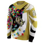 personalized ucf knights puzzle pieces gold hoodie best selling