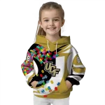 personalized ucf knights puzzle pieces gold hoodie best selling