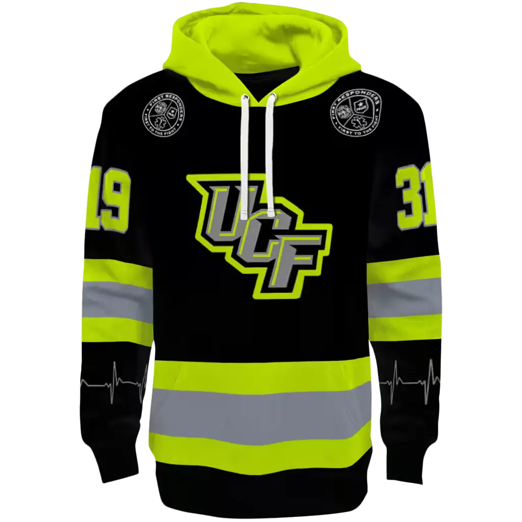 personalized ucf knights safety motif black neon green hoodie best selling personalized ucf knights safety motif black neon green hoodie best selling