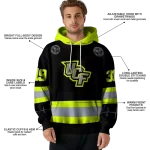 personalized ucf knights safety motif black neon green hoodie best selling