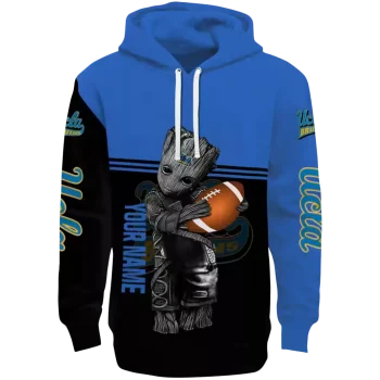 personalized ucla bruins baby groot blue black hoodie best selling