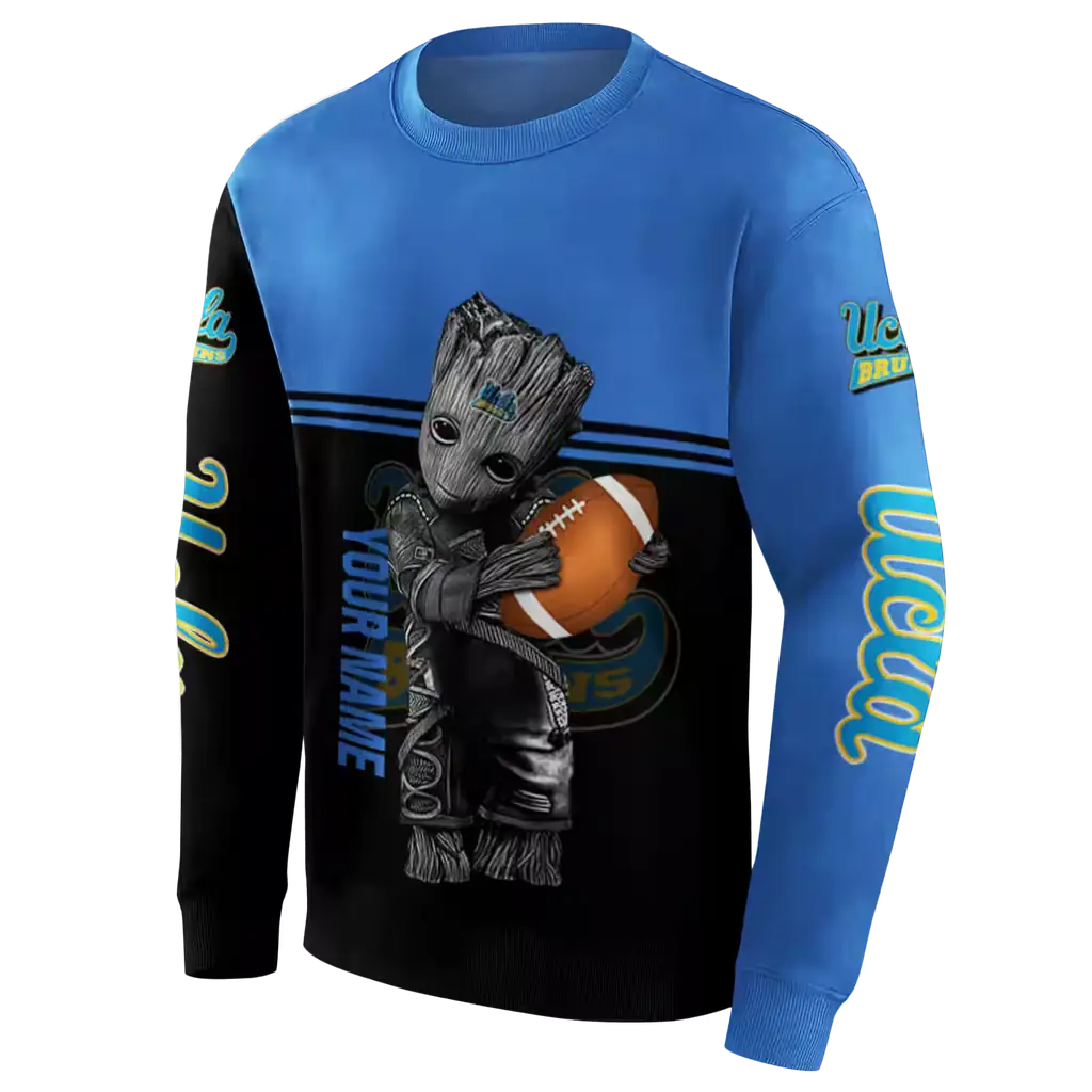 personalized ucla bruins baby groot blue black hoodie new arrival personalized ucla bruins baby groot blue black hoodie new arrival