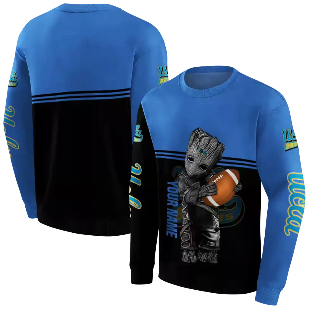 personalized ucla bruins baby groot blue black hoodie premium grade personalized ucla bruins baby groot blue black hoodie premium grade