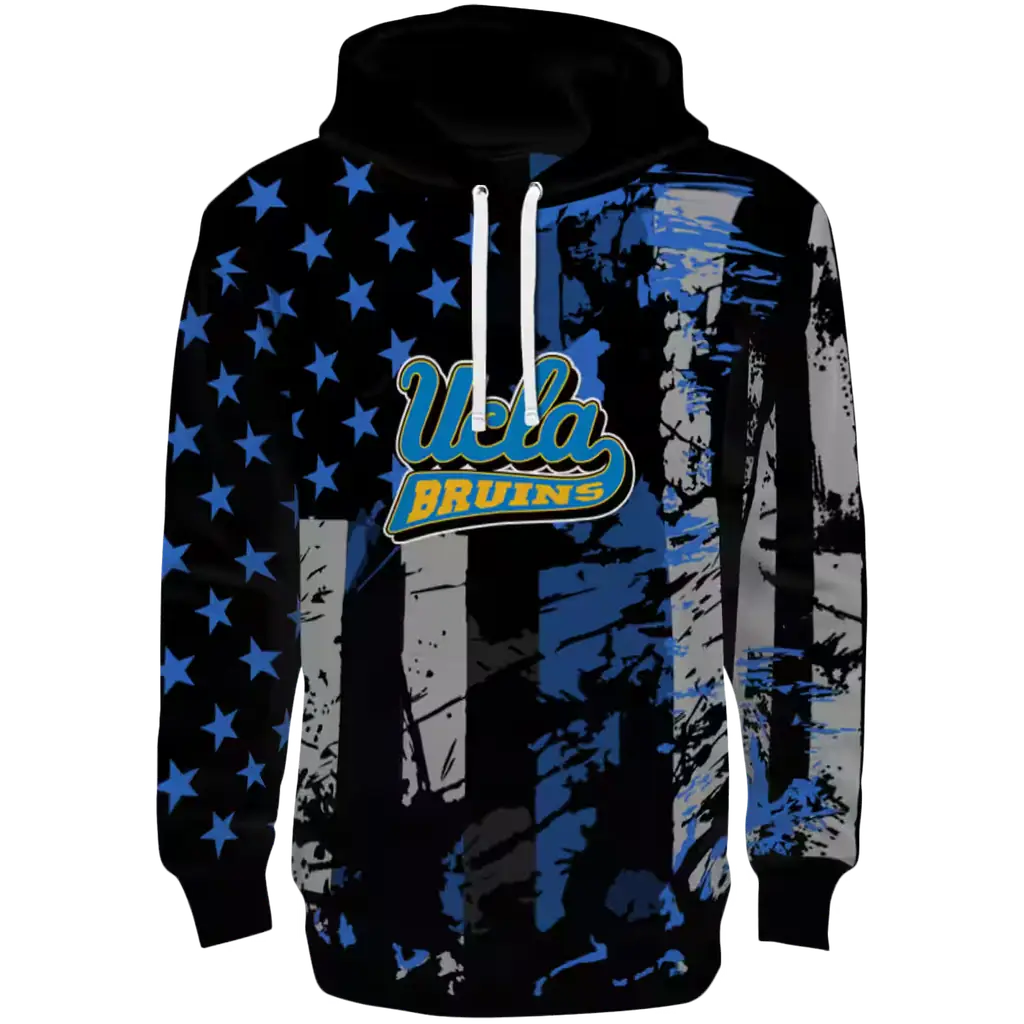 personalized ucla bruins distressed flag blue black hoodie best selling personalized ucla bruins distressed flag blue black hoodie best selling