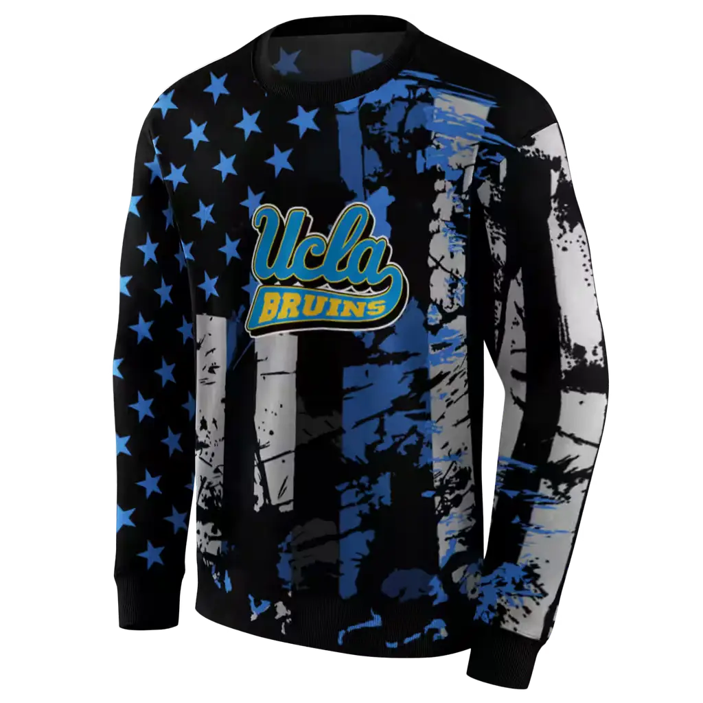 personalized ucla bruins distressed flag blue black hoodie new arrival personalized ucla bruins distressed flag blue black hoodie new arrival