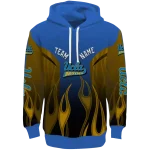 personalized ucla bruins flame design blue hoodie best selling