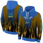 personalized ucla bruins flame design blue hoodie best selling