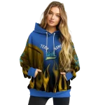 personalized ucla bruins flame design blue hoodie best selling