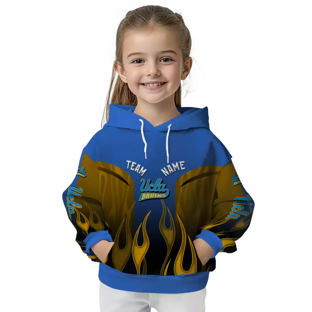 personalized ucla bruins flame design blue hoodie top rated personalized ucla bruins flame design blue hoodie top rated