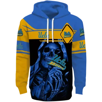 personalized ucla bruins grim reaper blue black hoodie best selling