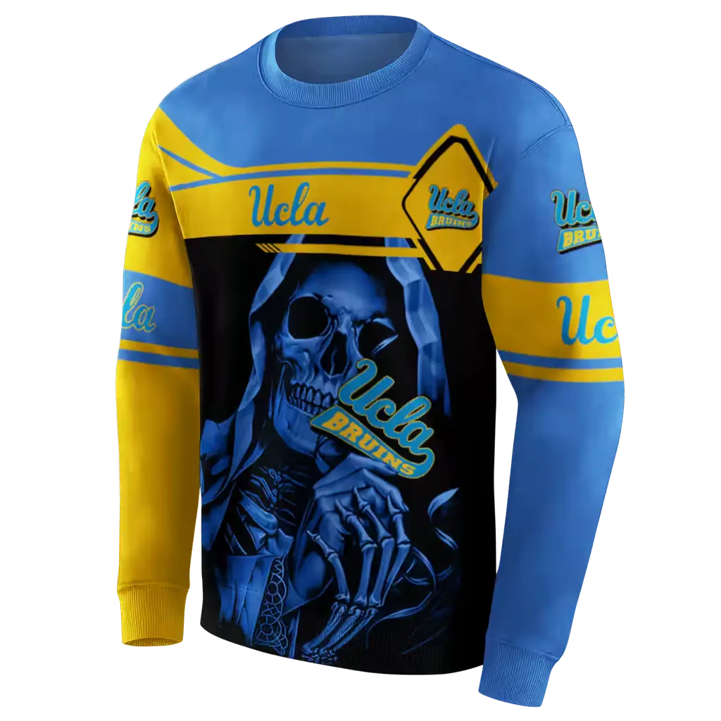 personalized ucla bruins grim reaper blue black hoodie new arrival personalized ucla bruins grim reaper blue black hoodie new arrival