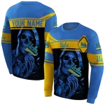 personalized ucla bruins grim reaper blue black hoodie best selling