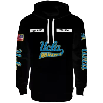 personalized ucla bruins punisher skull black hoodie best selling